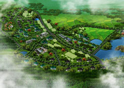 生态休闲 · 江西省吉安市“庐陵西池”•农林旅游休闲度假区：水库与林地的休闲结合
